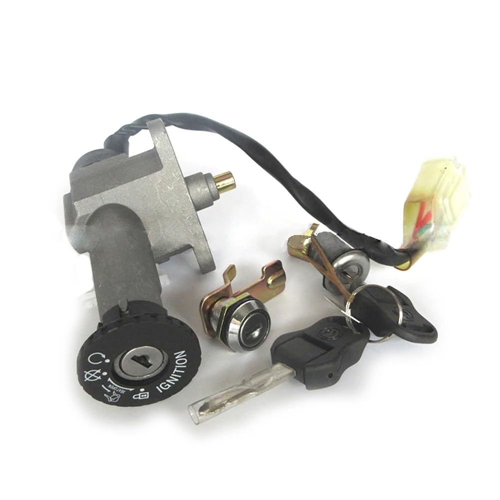 キーおよびイグニッションスイッチを備えた電動ドアロックセットJET 14